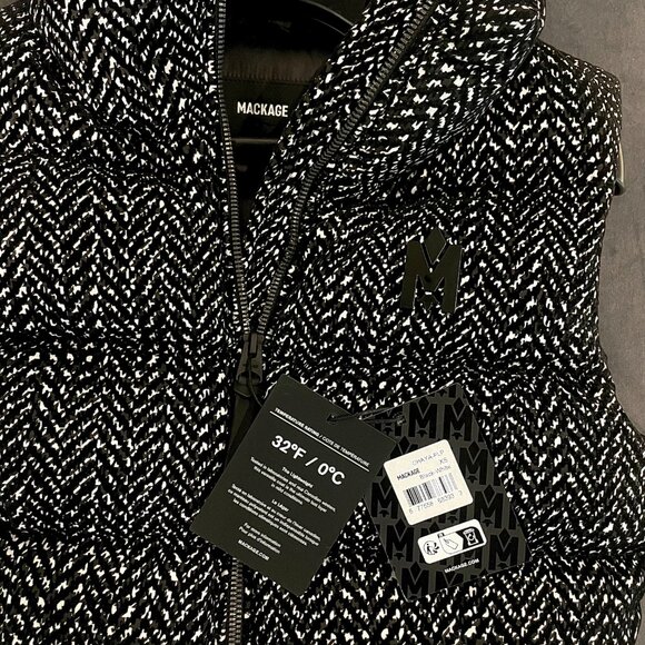 Chaya Black Down Vest - Size XS - Picture 5 of 5